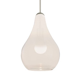 Besa Lighting Leon 1 - Light Pendant in  Satin Nickel - 1 of 1