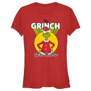 Junior's Dr. Seuss Christmas Grinch You're a Mean One T-Shirt - 1 of 4