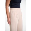 Lafidi Women’s High-Rise Wide Leg Dress Pants – Double Pleat Office Slacks with Slash & Welt Pockets - 4 of 4