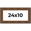 PosterPalooza | Panoramic Museum Black Picture Frame - UV Acrylic, Foam Board Backing, Hanging Hardware - 2 of 4