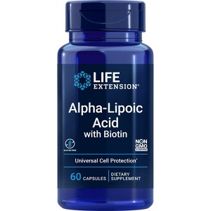 Super Alpha Lipoic Acid w/Biotin 250mg by Life Extension  -  60 Capsule - 1 of 2