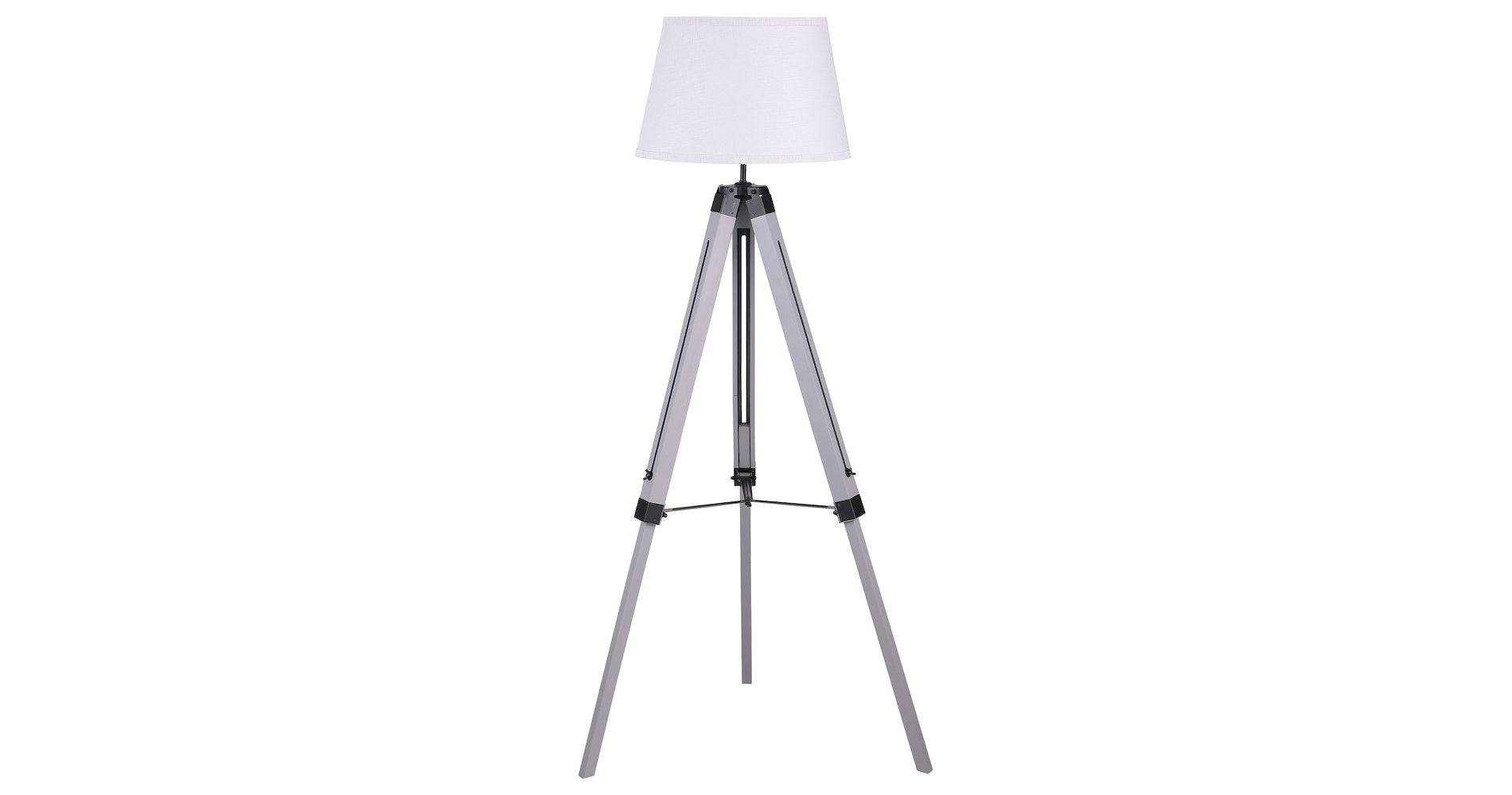 Coaster Co. of America,Dayton 56-inch Empire Shade Metal Tripod Floor Lamp Grey