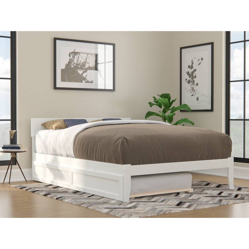 Boston Bed with Twin XL Trundle Bed - AFI, 4 of 9