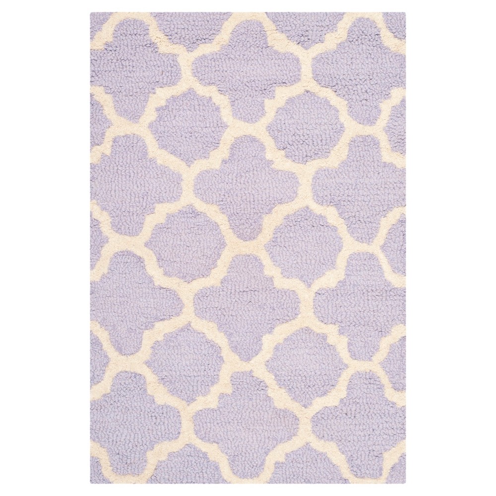 Trellis Accent Rug Lavender