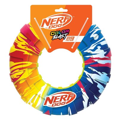 NERF TPR Color Blast Flyer Dog Toys