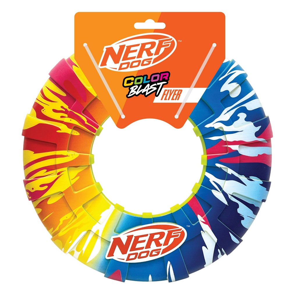 NERF TPR Color Blast Flyer Dog Toys