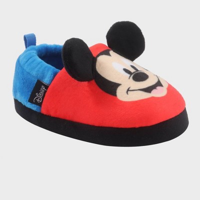 Women's Disney 100 Mickey Mouse Matching Family Slippers - Red 7-9 : Target