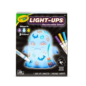 Crayola Light Ups Ghost: Drawing & Coloring Kit with Washable Markers, Craft Activity for Kids 4+, Requires 3 Alkaline Batteries - 1 of 4