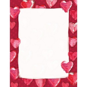 Great Papers Fuzzy Hearts Letterhead 80/Pack 2012409 - 1 of 1