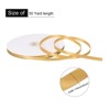 Unique Bargains Polyester Soft Decorative Cake Box Gift Wrapping Ribbon 1/4" x 50 Yard Gold - 2 of 4