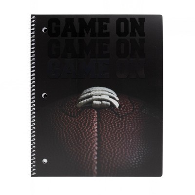 Continental Accessory Game On Football Subject Notebook 80ct Wide Ruled