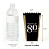 Big Dot of Happiness Adult 80th Birthday - Gold - Birthday Party Favor Popcorn Treat Boxes - Set of 12 - 2 of 4