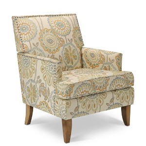 NicBex Soft Fabric Accent Chair,Upholstered Living Room Chairs with Mid-Height Backrest,Modren Armchair,Accent Chairs for Living Room - 1 of 4