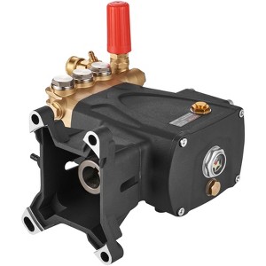 VEVOR Pressure Washer Pump, 4400 PSI, 4.0 GPM, 1" Shaft Horizontal Triplex Plunger, Replacement Power Washer Pumps Kit, Parts Washer Pump - 1 of 4