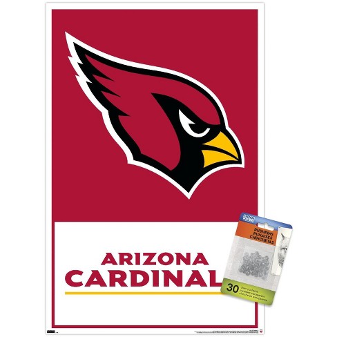 NFL Arizona Cardinals - S. Preston Mascot Big Red 20 Wall Poster, 14.725 x  22.375, Framed 