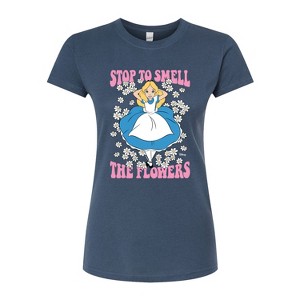 Women's - Disney - Alice In Wonderland Fitted Graphic T-Shirt - 1 of 3