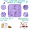 Lick Mat for Dogs & Cats 2 Pack with Suction Cups, Dog Lick Mat - 4 of 4