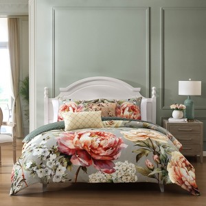 Bebejan Whispering Willows 100% Cotton 5 Piece Reversible Comforter Set - 1 of 4