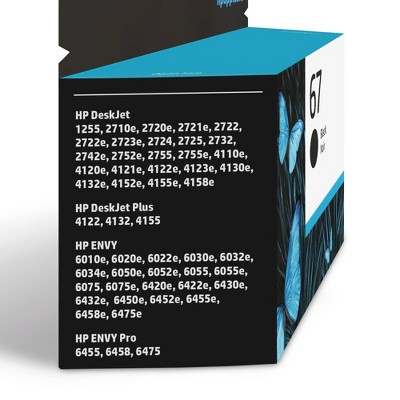 HP 67 Black Standard Yield Ink Cartridge