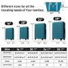 4 Piece Hardshell Checked Luggage and Carry On Set,Spinner Suitcases with TSA Lock,Travel Bag,Packing Cubes,Luggage Tags (16"/20"/24"/28")-Cuddlewood - 4 of 4