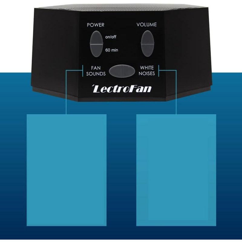 LectroFan Premium High Fidelity Noise Sound Machine with 20 Unique Non-Looping Fan and White Noise Sounds and Sleep Timer, 3 of 7