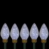 Northlight LED Lighted C9 Style Christmas Pathway Lawn Stakes - 8'- Clear - 5ct - image 3 of 4