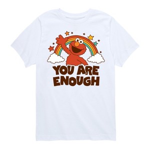 Boys' - Sesame Street - You Are Enough Elmo Short Sleeve Graphic T-Shirt - 1 of 4