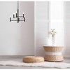 Elegant Lighting Carmella 6 lights pendant in black - 2 of 4
