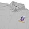 University at Albany Adult Polo Left Chest Logo, Athletic Heather - 4 of 4