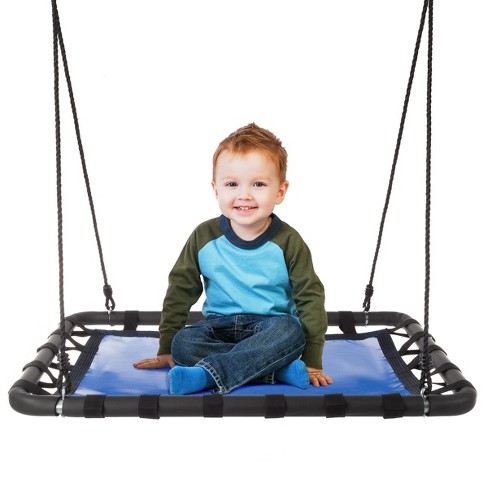 Toy Time Kids' Hanging Platform Swing With Adjustable Rope - 40