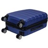 Rockland Melbourne Hardside Expandable Luggage with Spinner Wheels Blue 2 Piece (20/28) - 4 of 4