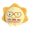 Aurora Medium You Are My Sunshine Sun JUST SAYIN' Witty Stuffed Animal Yellow 9.5" - 3 of 4