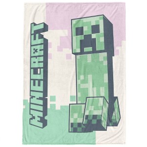 Minecraft Desert Creeper 46"x60" Kids' Throw - 1 of 4