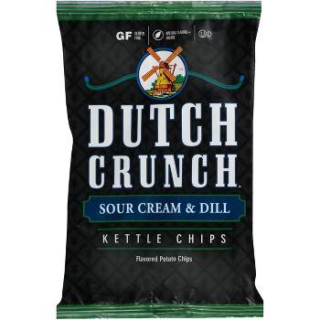 Old Dutch Crunch Sour Cream & Dill Kettle Potato Chips - 9oz