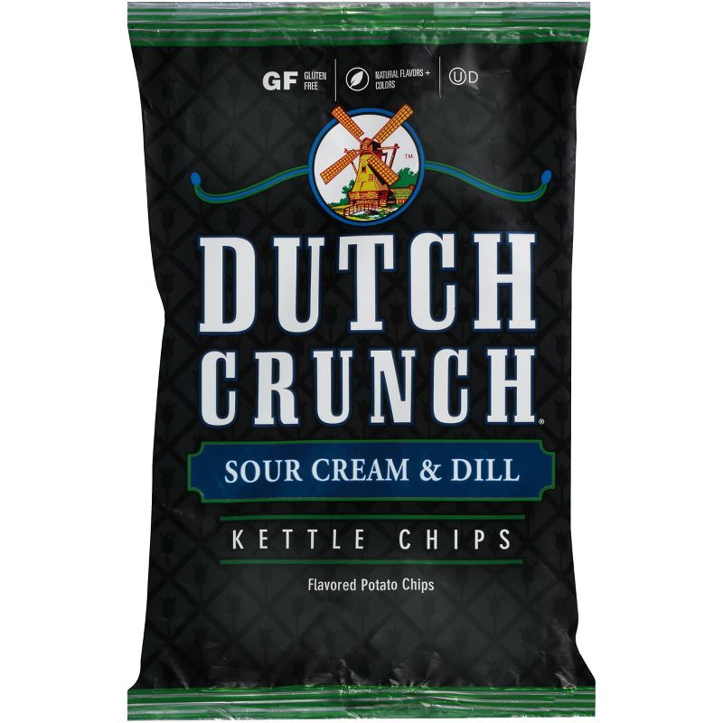 Old Dutch Crunch Sour Cream & Dill Kettle Potato Chips - 9oz, 1 of 4