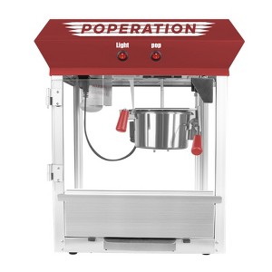 Infurnic Popcorn Poppers, with Kettle and Warming Deck, Kitchenware for Family Gatherings, Red, 17.32"*14.17"*20.67" - 1 of 1