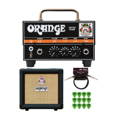 Orange Amps Micro Dark Terror 20-Watt Amp Head with Cabinet and Speaker Cable