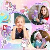 FUNFORFUN Decorate Your Own Water Bottle for Girls, Gifts for 5 6 7 8 9 Year Old Girls, Unicorn Craft Kit for Girls 6-8, Birthday Gift - 2 of 4