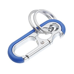 Unique Bargains Car Fob Keychain with Double Hoop - 1 of 4