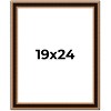 PosterPalooza | Weathered Gold Picture Frame - UV Acrylic, Foam Board Backing, Hanging Hardware - 2 of 4