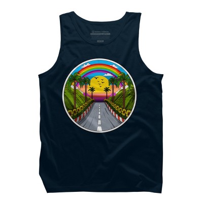 Men's Design By Humans Summer Road Trip By underheaven Tank Top