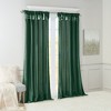 VYNXARIA 50x95" Twist Tab Total Blackout Window Curtain Panel - Green Shade(Only 1 Pc Panel) - 2 of 4
