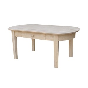 IC International ConceptsPhilips Oval Coffee Table - 1 of 4