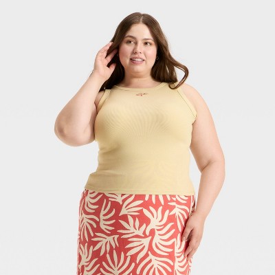 Women's Slim Fit Knit Tank Top - A New Day™