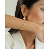 Bearfruit Jewelry Sterling Silver 18k Gold Plated Josephine Tennis Bracelet - 3 of 4