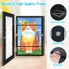 Babyluv 12.99x9.52in Kids Art Frame Front Opening Wooden Frame Artwork Display Storage Frame - 3 of 4
