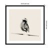Kate and Laurel Bird on a Branch by Danushka Abeygoda Framed Wall Art Print, 33 x 33, Svelte Noir Black - 2 of 4