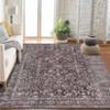 COZONY Vintage Floral Area Rug, Machine Washable Low-Pile Carpet with Non-Slip Backing for Living Room and Bedroom - 4 of 4