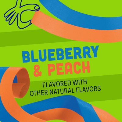 Fruit By The Foot Fruit Snacks Splitz Peach/Blueberry - 4.5oz/6ct