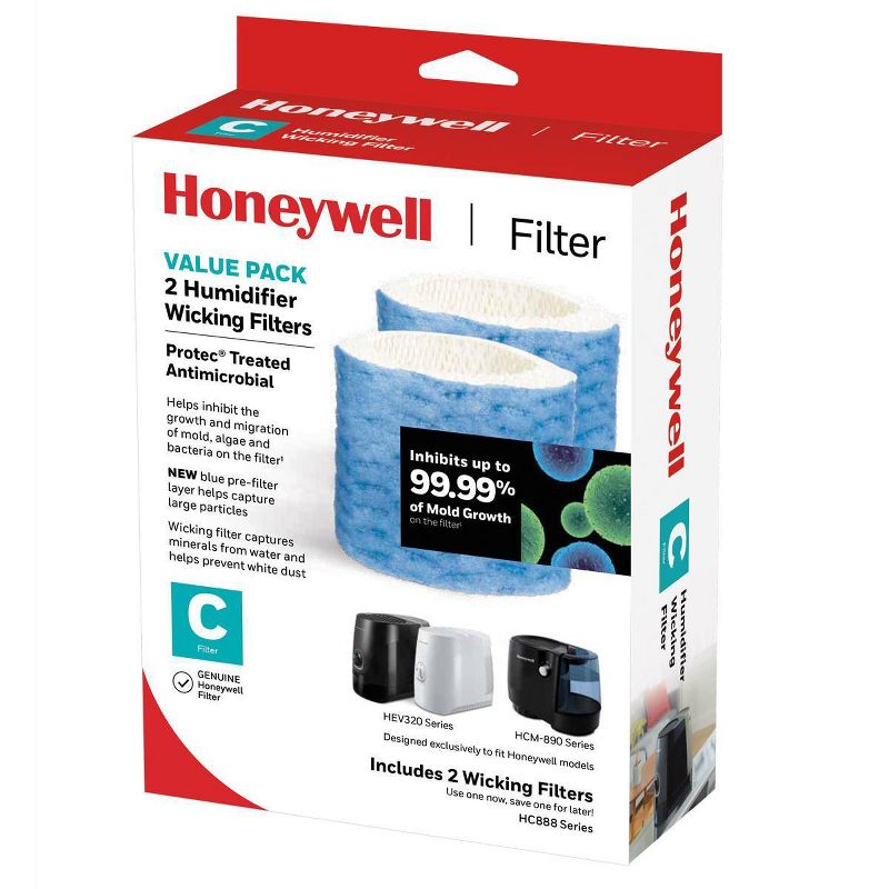 Honeywell 2pk Replacement C Filters, 2 of 4